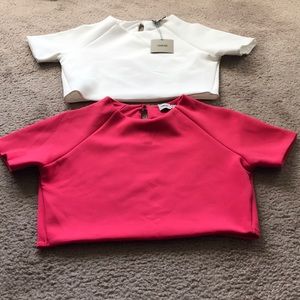 2 for 1 ASOS Scuba Crop Tops